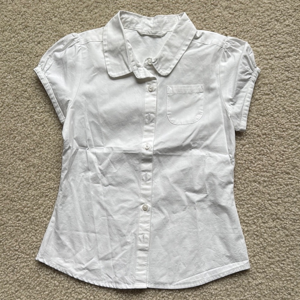 White button down